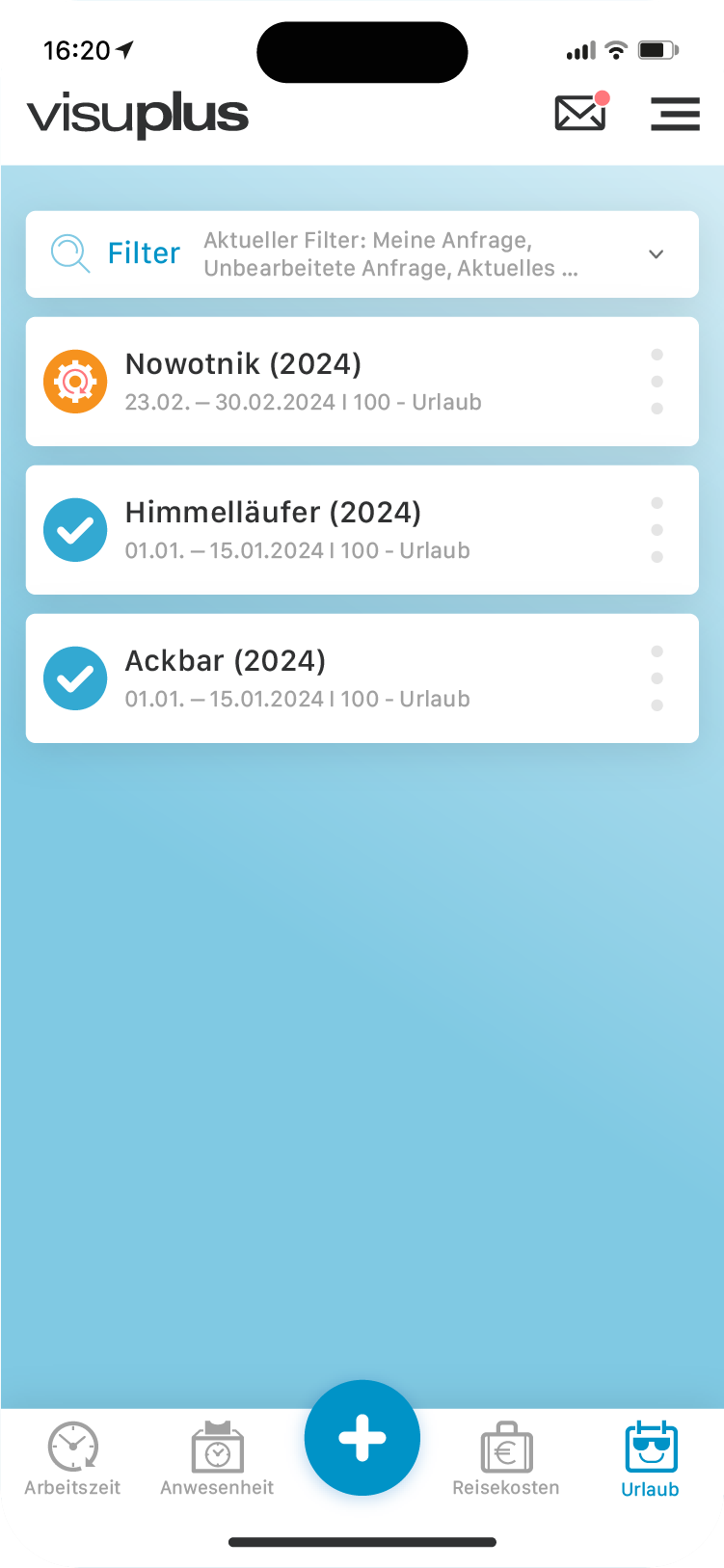 App Bildschirm